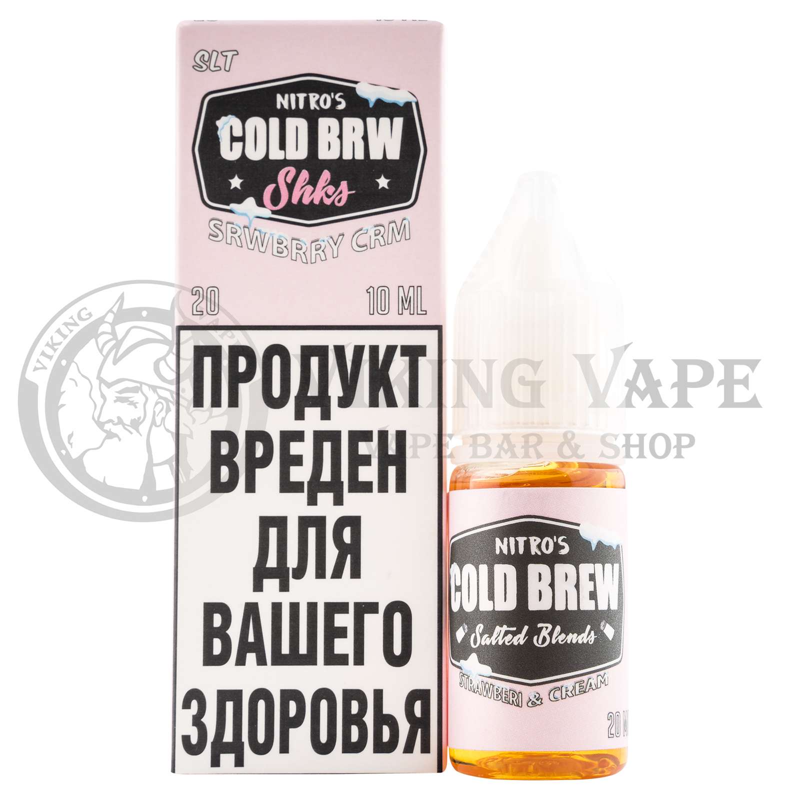Жидкость для вейпа Nitros CB Srwbrry Crm SLT
