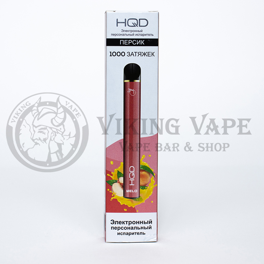 Одноразовая электронная сигарета HQD MELO 1000 затяжек Peach