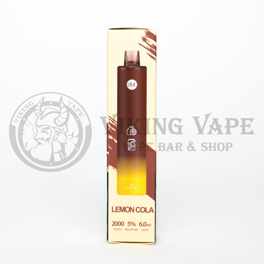 Одноразовая электронная сигарета Dot. 2000 затяжек Лимонная кола
