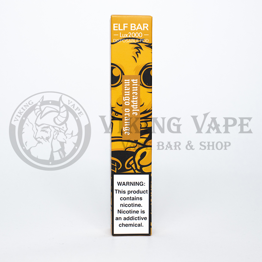 Одноразовая электронная сигарета Elf Bar Lux 2000 затяжек Ананас Манго Апельсин
