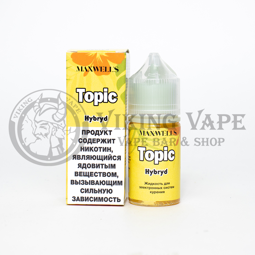Жидкость для вейпа Maxwell'S HYBRID Tropic Salt