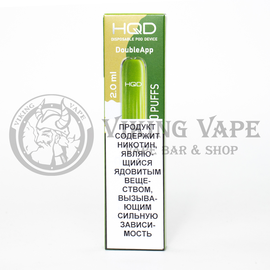 Одноразовая электронная сигарета HQD Wave 600 Double apple
