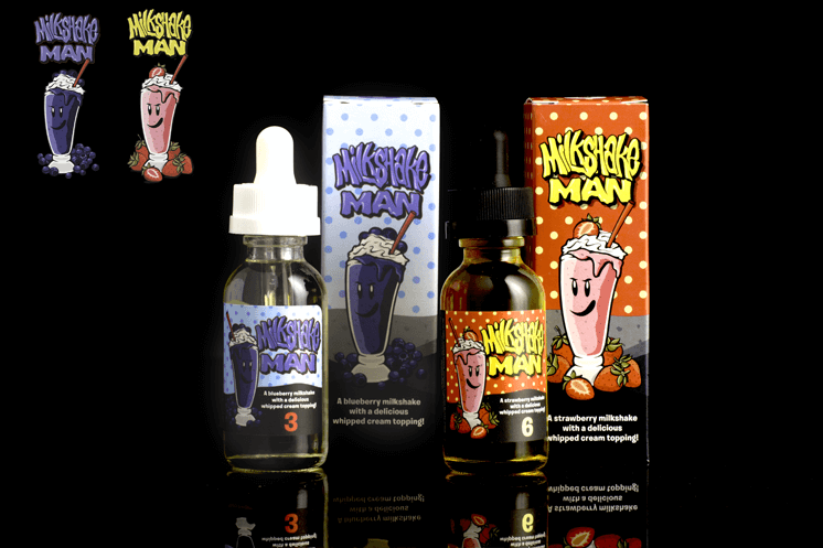 Жидкость для вейпа Milkshake Man Blueberry